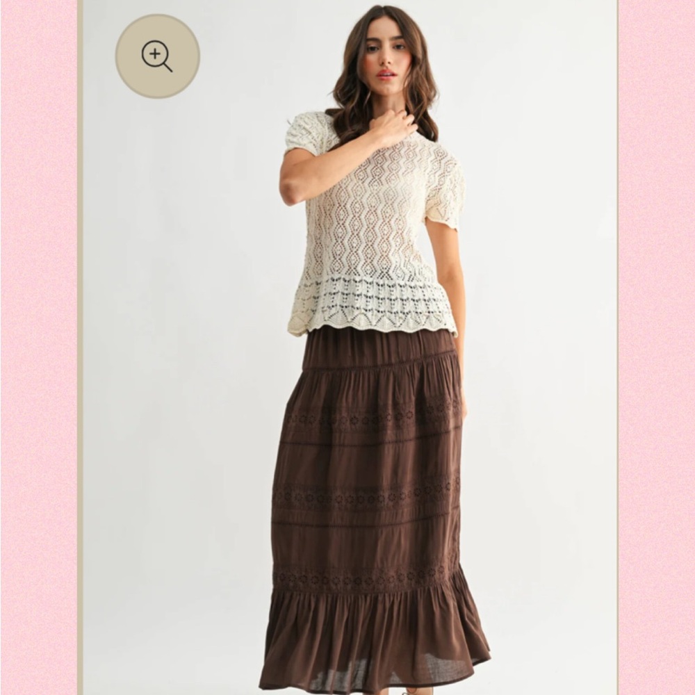 💖Boho Breeze Tiered Maxi Skirt💖 - Picture 13 of 16